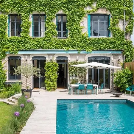 Particulier Vintage And And Design House With Pool Villa *